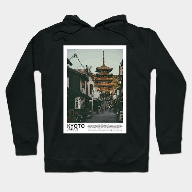 Kyoto Japan Hoodie by Raniazo Fitriuro